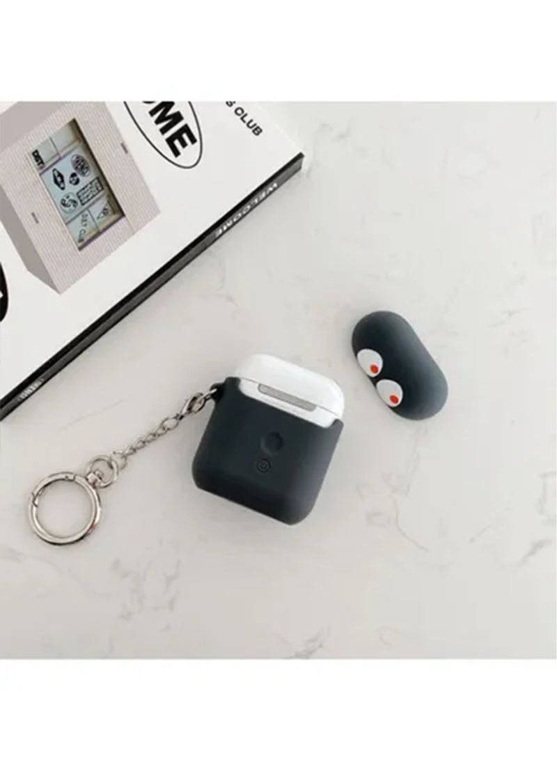 Beauenty Silicone Bluetooth Earphone Case Cover With KeyChain For 1/2 - Image 3