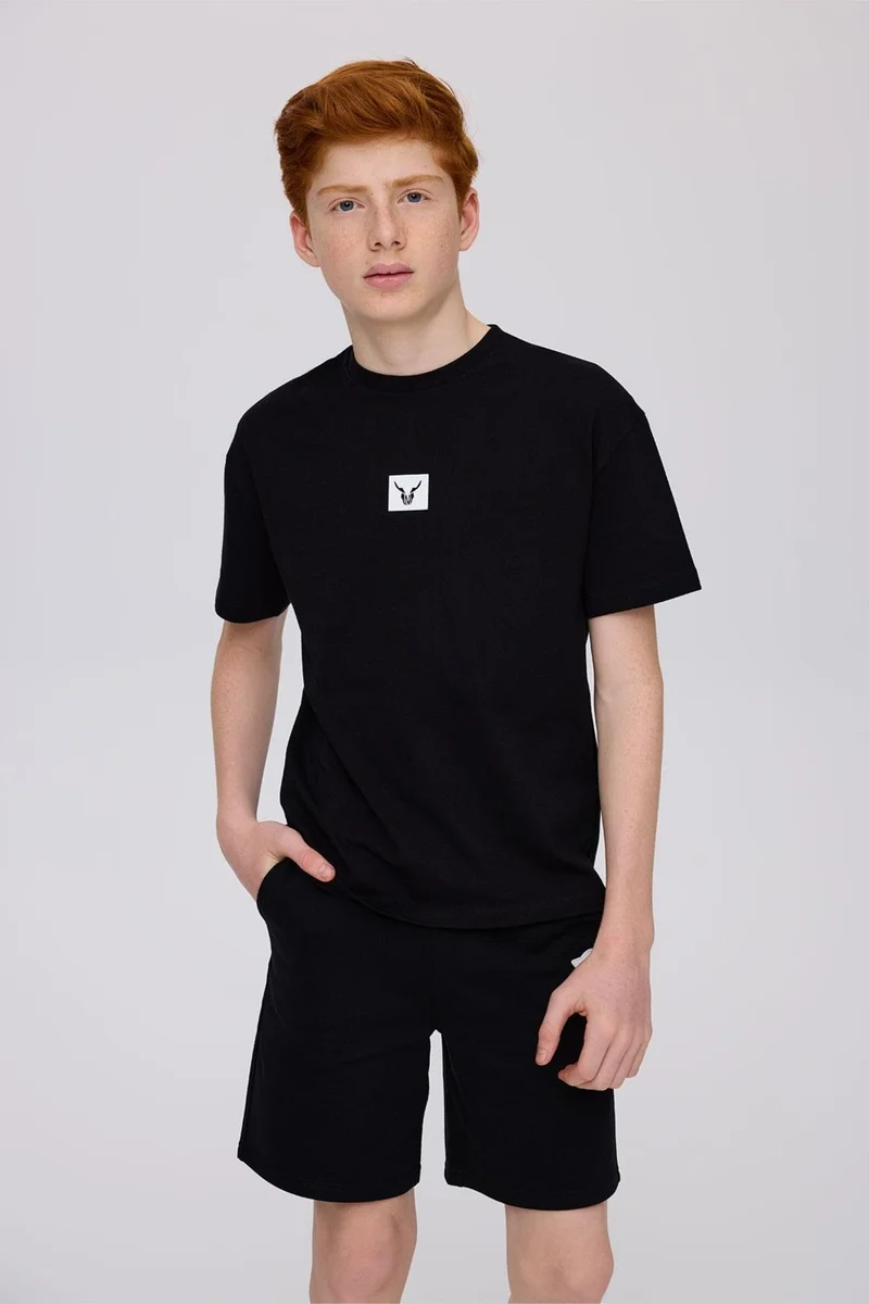 NEBBATI - Invalid brand Boy Black T-shirt
