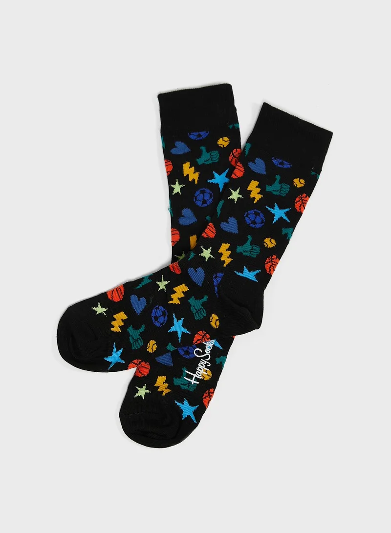 Happy Socks 5 Pack Game Day Socks Gift Set