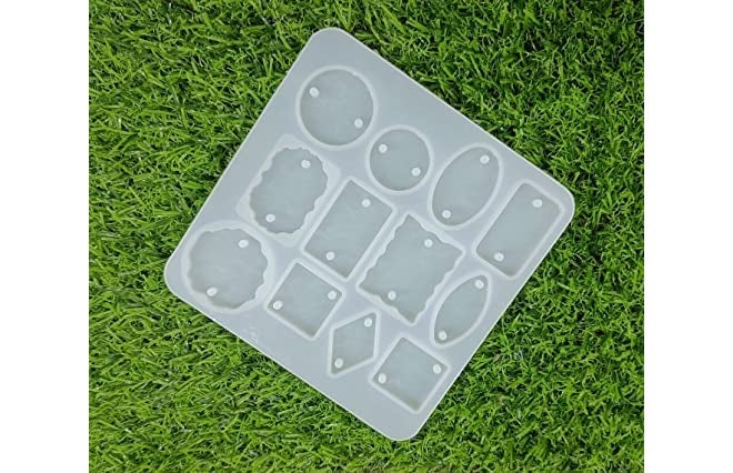 Eoast Rakhi Mould Resin Art Silicone Casting Mould Epoxy Mold DIY Rakhi Bracelet Jewellery Design. (Basic shape-12 in 1 Design) - Image 1
