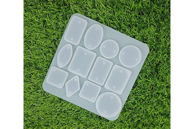 Eoast Rakhi Mould Resin Art Silicone Casting Mould Epoxy Mold DIY Rakhi Bracelet Jewellery Design. (Basic shape-12 in 1 Design) - Image 2