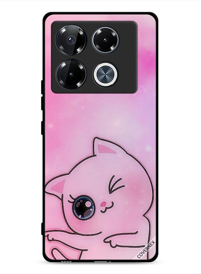 Covernex Infinix Note 40 Pro 5G Protective Case Cover Go This Way Kitten - Image 1