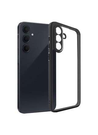 For Samsung Galaxy A36 5G Frosted TPU + Transparent PC Phone Case(Black) - pzsku/Z71D91BFD705C2DFDA544Z/45/_/1739616676/02df29c8-85ef-44c5-9103-44d839887775
