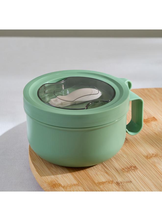 EZRA Stainless Steel Lunch Box With Spoon 900 Ml - Image 1