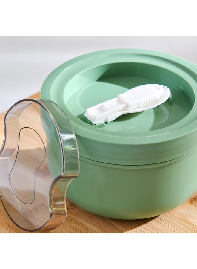 EZRA Stainless Steel Lunch Box With Spoon 900 Ml - Image 3