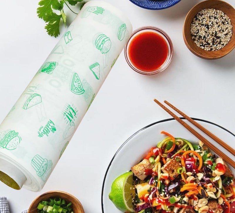 OFIXO 9 Meters Food Wrap/Food Wrapping Paper Roll - Premium Non-Stick Butter Wrapping Paper. Food Wrapping Paper - Image 5