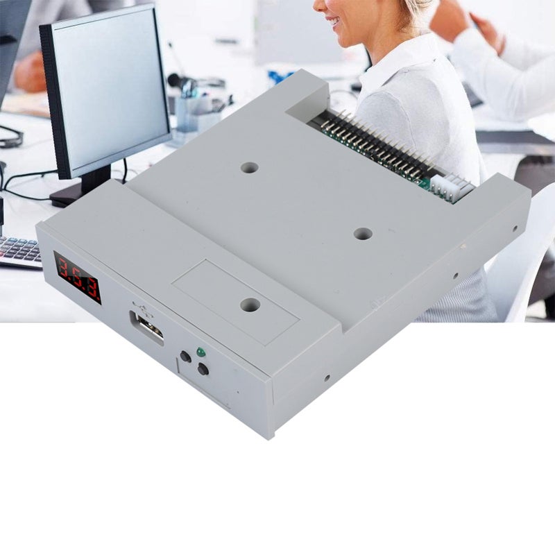 USB SSD Floppy Drive Emulator - 1.44MB Compatible, Root Directory & 99 Folder Search, Auto Data Save, Multi-FAT Format Support for Industrial Control Equipment - Image 2