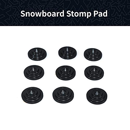 XCMAN 4 Layer-Cone Studs 7.87 Inch Dia Aluminum Snowboard Stomp Pad - 9pcs - Image 2