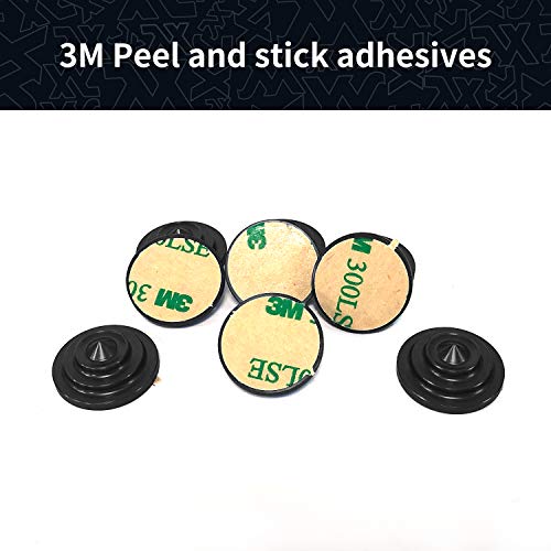 XCMAN 4 Layer-Cone Studs 7.87 Inch Dia Aluminum Snowboard Stomp Pad - 9pcs - Image 5