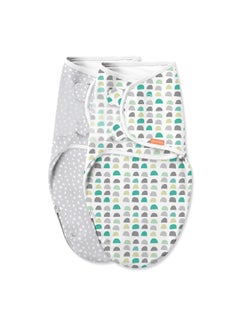Pack Of 2 Luxe Easy Change Swaddle Small Medium Gum Drops 0 3 Months