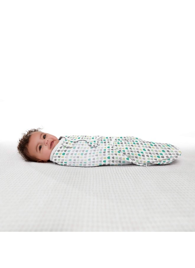SwaddleMe - Pack Of 2 Luxe Easy Change Swaddle Small Medium Gum Drops 0 3 Months - Image 1