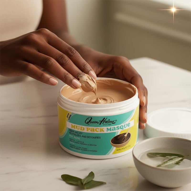 Queen Helene Mud Pack Masque, 12 Ounce, Cleanser, Softening, Smoothening, Tightens Loose Skin, Stimulates Blood Circulation - Image 2