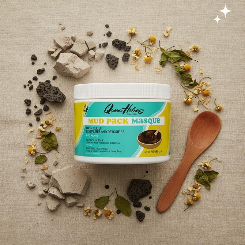 Queen Helene Mud Pack Masque, 12 Ounce, Cleanser, Softening, Smoothening, Tightens Loose Skin, Stimulates Blood Circulation - Image 3