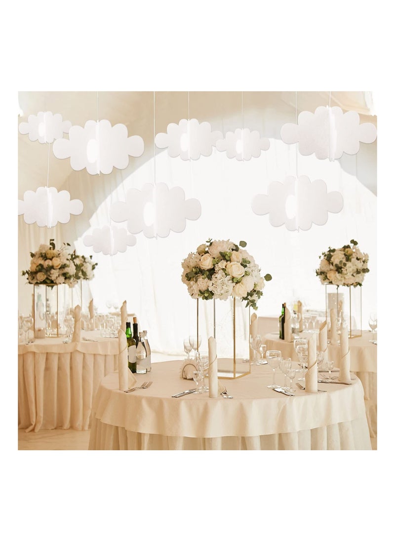 SYOSI - 16 Pcs 3D Cloud Decorations Hanging Clouds for Ceiling Artificial Clouds Props Fake Cloud Ornaments Wall Decor Clouds Imitation Decorations - Image 1