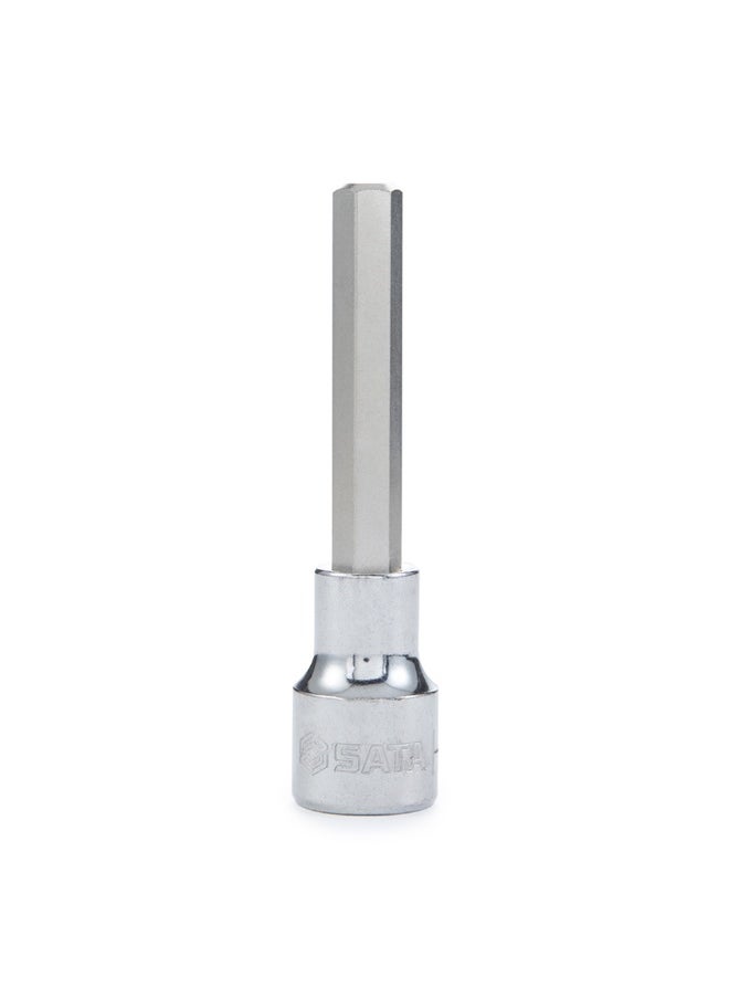 Sata SATA GL25205 1/2" Drive Long Hex Bit Socket 8mm  - Image 1