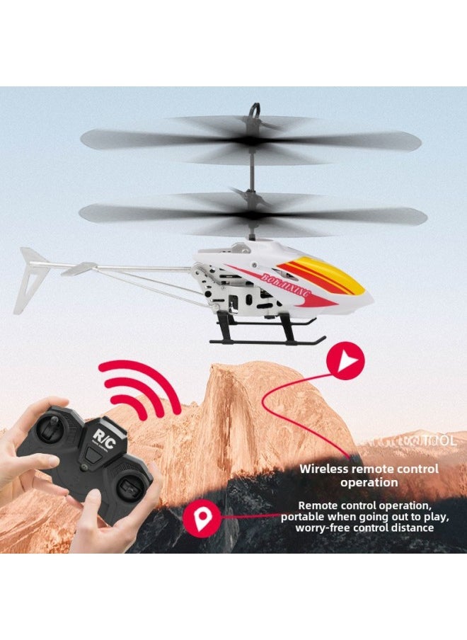 Remote Control Aircraft Two-way Helicopter Charging Light Induction Flight Remote Control Helicopter Model Small Aircraft-Color:Red Remote Control Aircraft [square Box]  - Image 3