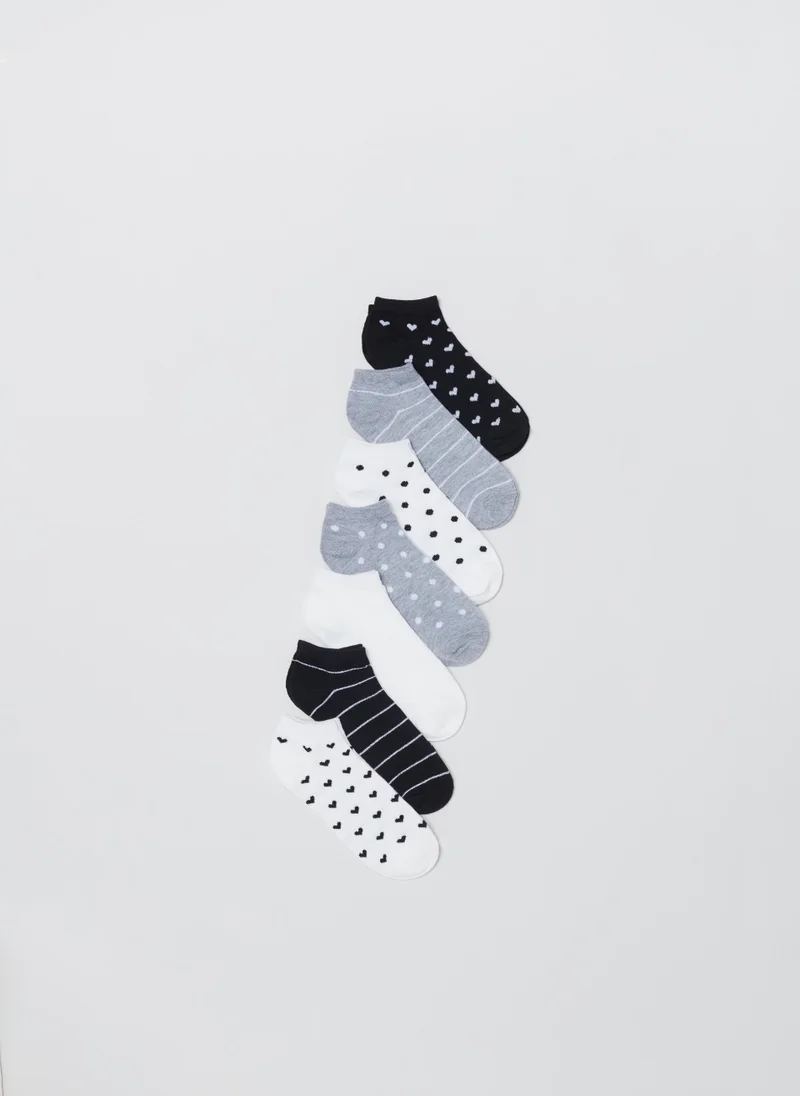 او في اس Ovs Seven-Pair Pack Stretch Shoe Liners