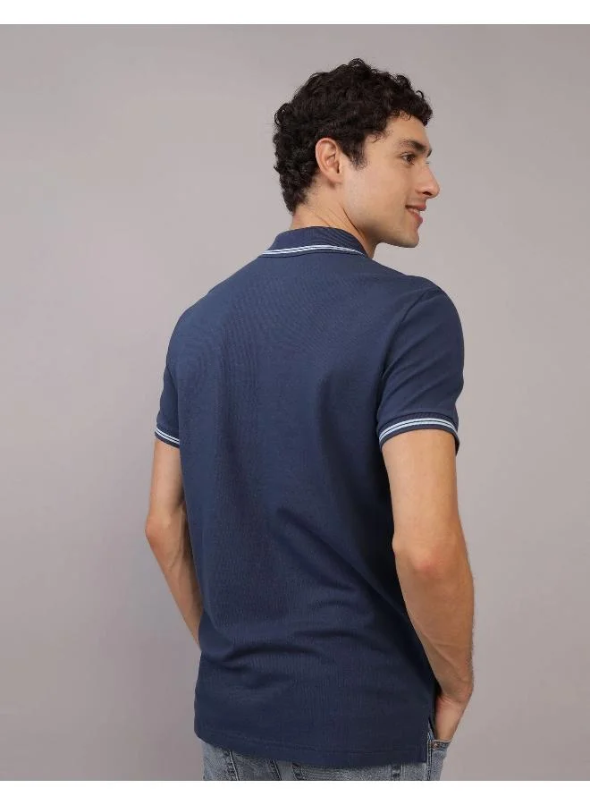 امريكان ايجل AE Tipped Flex Pique Polo Shirt