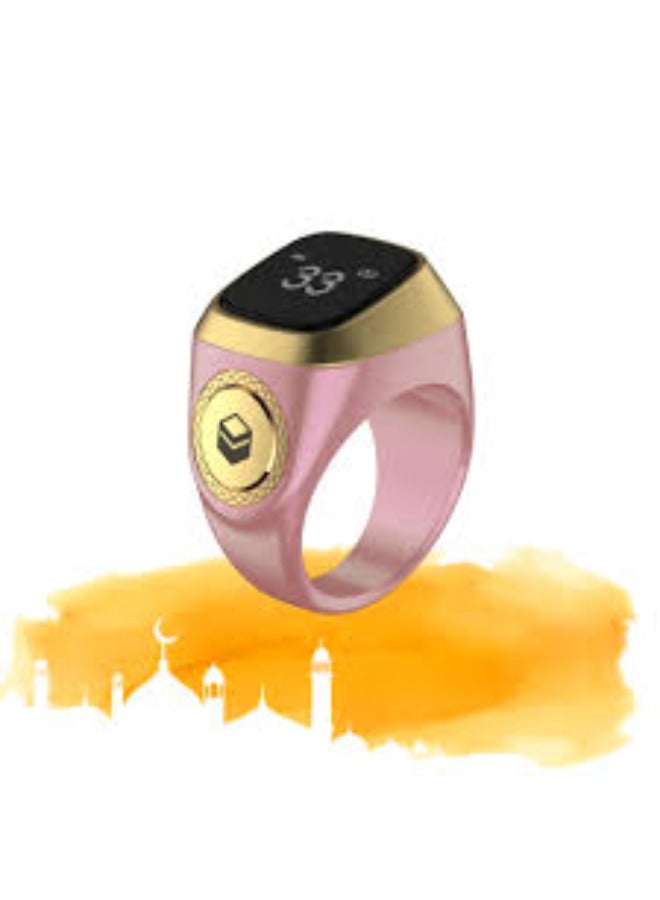 iQIBLA Smart Tasbih Zikr1 Lite Ring 20mm - PINK - Image 4