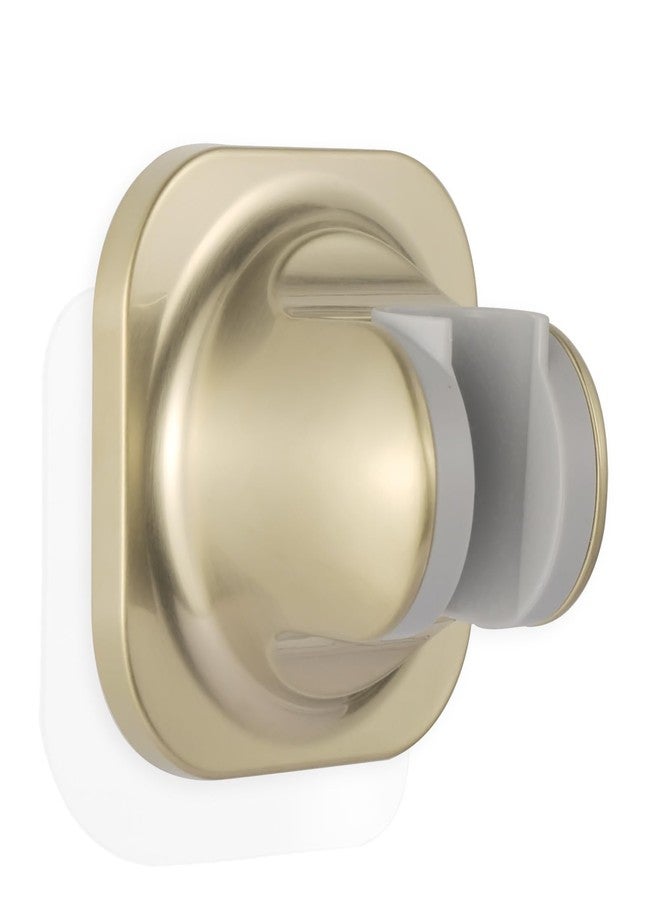 RIVOODS Handleheld Shower Head Holder- 5 positons Adjustable - Dual Mount Option (Brushed Gold) - Image 1