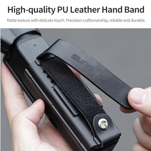 Xmipbs Pocket 3 Hand Strap Extension Handle with Cold Shoe Mount, Adjustable Wrist Strap for DJI Osmo Pocket 3, Compatible with 1/4" Thread Handle, Comfortable Grip & Hand Band for Osmo Pocket3 - Image 4