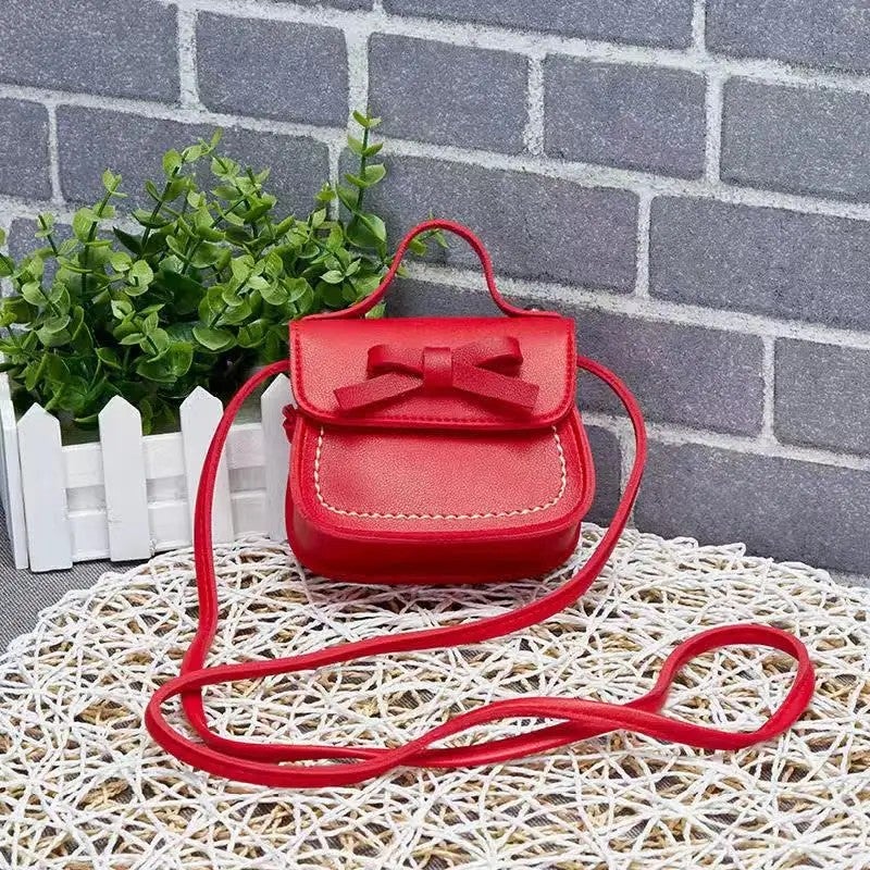 Y&D Cute Bowknot Mini Crossbody Purse for Girls – Fashionable PU Shoulder Bag with Coin Wallet, Small Handbag for Kids (Not for Men's Handbag) - Image 5
