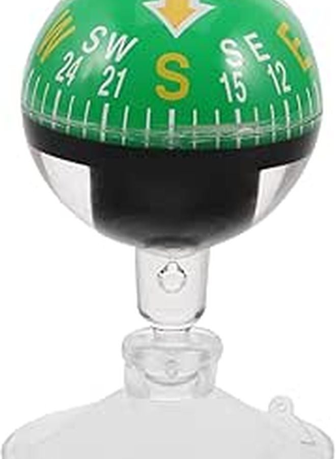 38 ملم كوب شفط سيارة لوحة القيادة بوصلة بلاستيكية أداة ملاحة محمولة للشاحنات الدراجات النارية في الهواء الطلق البحرية المشي لمسافات طويلة - Image 1