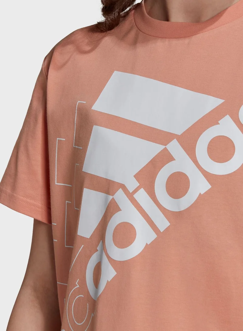 Adidas Big Logo Brand Love T-Shirt