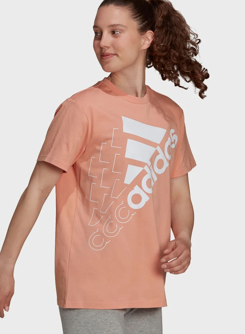 Adidas Big Logo Brand Love T-Shirt