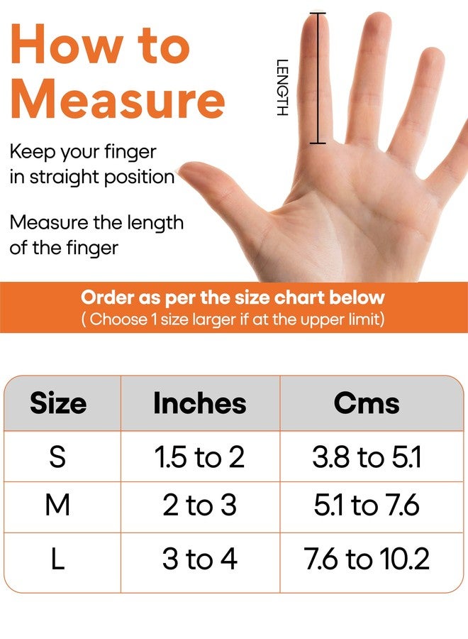 FOVERA Finger Cot Splint for Finger Support & Immobilization – Lightweight Protective Finger Brace for Fracture, Sprain, Strain & Injured Fingers (S, Pack of 1) - Image 5