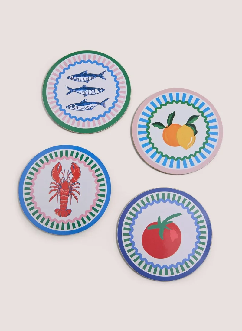 ماتلان 4 Pack Sorrento Coasters Multi
