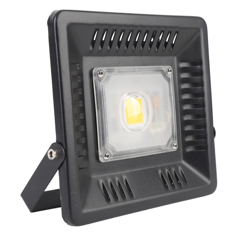 مصباح ساطع LED بقوة 50 واط IP65 مضاد للمطر متصل بالسلك مباشرة، سطوعه 5000 لومن فائق السطوع مع قاعدة معدنية قابلة للتعديل للاستخدام في الهواء الطلق، ضوء دافئ - Image 5