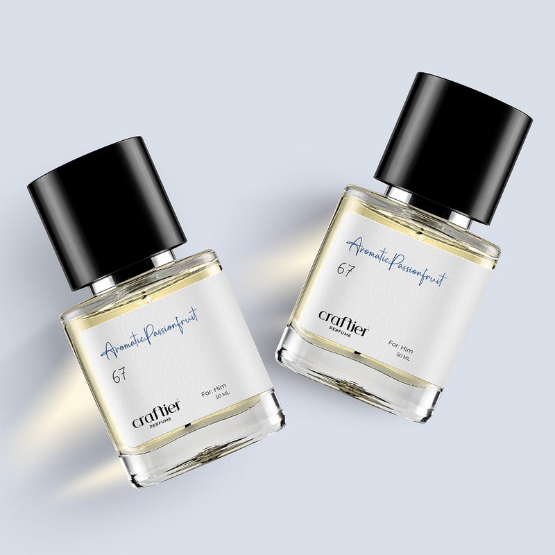 Craftier Perfume AROMATIC PASSIONFRUIT - Inspired of-212 VIP, Eau De Parfum For Men - SMART 100 (2 x 50ml) - Image 3