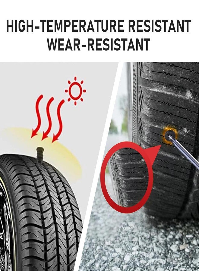Dogary 30 PCS Tire Repair Nail, Self-service Vacuum Tire Quick Repair Rubber Screw Nail, Waterproof Self-tapping Tight Fit Screw Plugs Set, Universal Portable Puncture Wonder Tool (Black) - Image 5