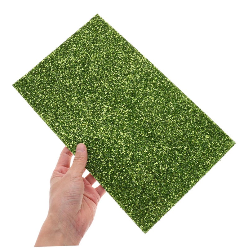 Green Faux Leather Sheets For Crafts DIY Bows Earrings Bracelets Home Decor - Image 4