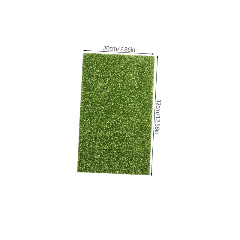 Green Faux Leather Sheets For Crafts DIY Bows Earrings Bracelets Home Decor - Image 3