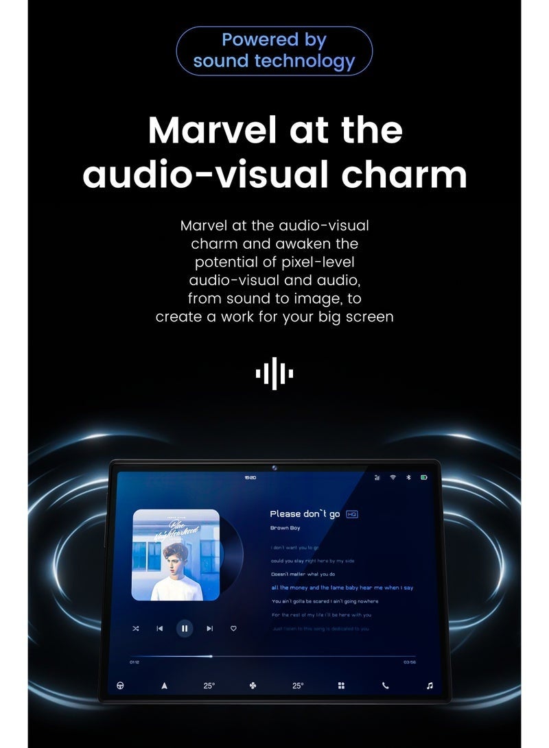 X - Prime 10.1-Inch HD+ AMOLED Display Android 15 S25 Ultra Tablet with Keyboard & Mouse | 12GB RAM 512GB ROM, Dual SIM 5G + WiFi, Octa-Core Processor, Student & Business Smart Tab – Grey - Image 4