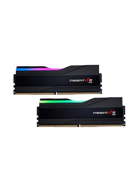 Trident Z5 RGB Series 96GB (2x48GB), DDR5 Dual Channel Desktop Memory, 6400 MHz Memory Speed, CL32 CAS Latency, Intel XMP 3.0, 288-Pin, 1.35 Voltage, Black | F5-6400J3239F48GX2-TZ5RK