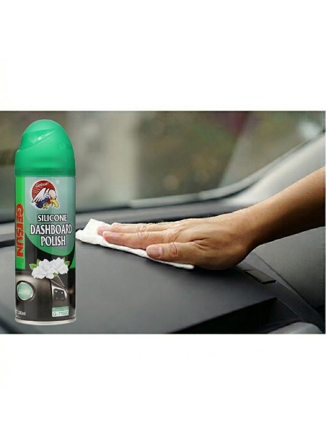جيتسون بخاخ تلميع لوحة القيادة من السيليكون برائحة الياسمين - يعيد لمعان لوحة القيادة ويحمي المقصورة الداخلية G-7102D - Image 2