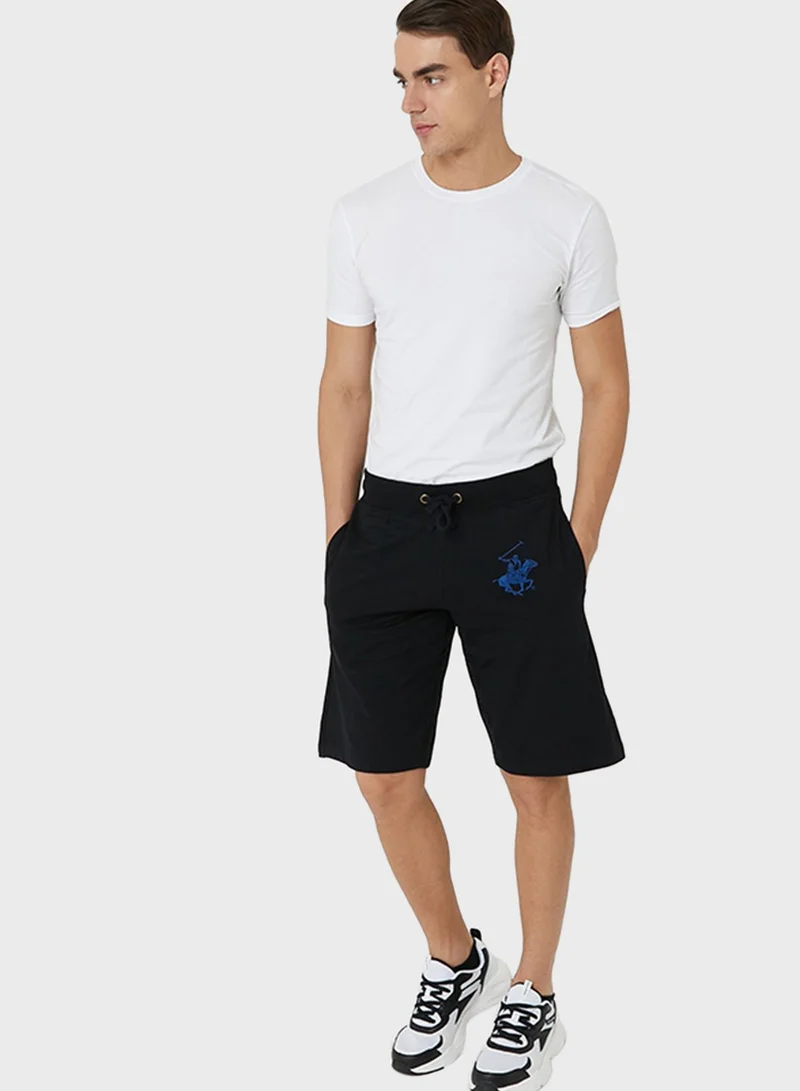 bhpoloclub Embroidered Logo Shorts