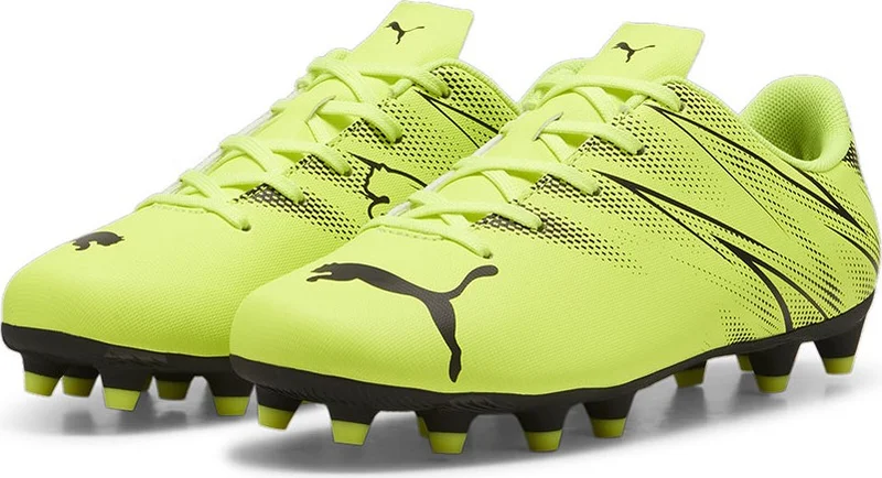 PUMA Attacanto Fg/ag Jr Green Kids Football Shoes