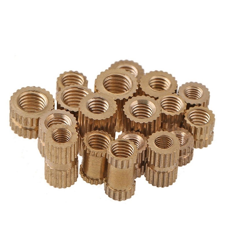 330pcs Embedded Nut Combination Copper Nut M2/M3/M4/M5 Brass Knurled Round Molded-in Insert Nut Packed in Organizer Box - Image 2