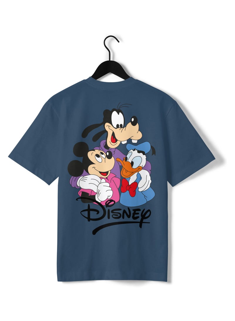 T-Shirt Goofy and Duck and Mickey Oversize Unisex