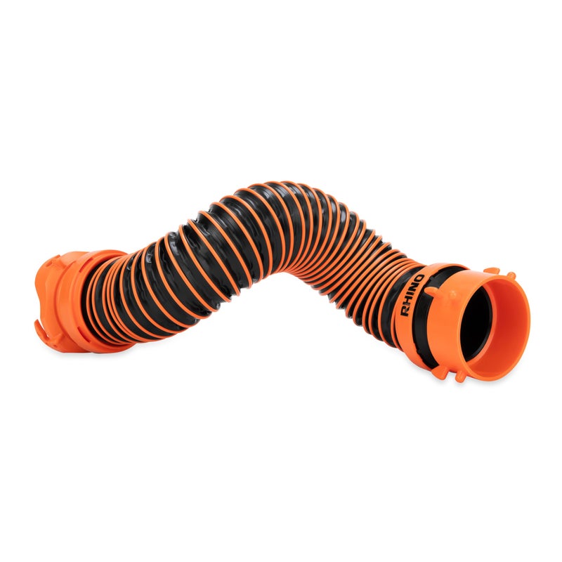 خرطوم الصرف الصحي Camco RhinoEXTREME 2 للمركبات الترفيهية تصميم مرن للمساحات الضيقة قابل للتخزين مقاوم للكسر 39855
