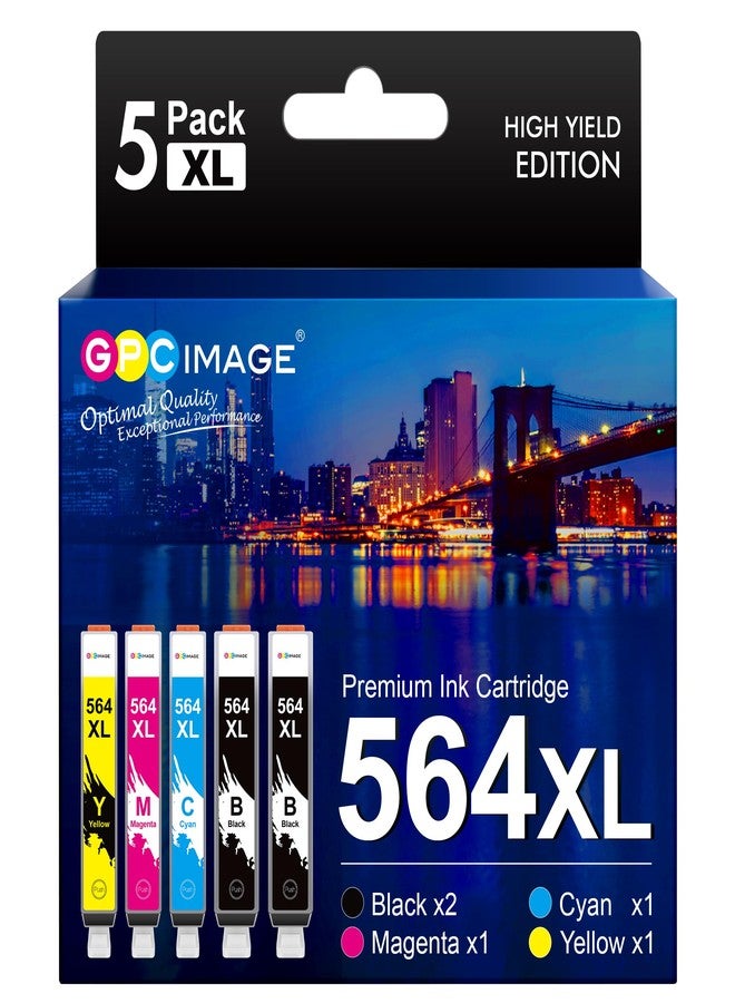 GPC Image 564 XL Ink Cartridges for HP 564 564XL Ink Cartridge Combo Pack - Image 1