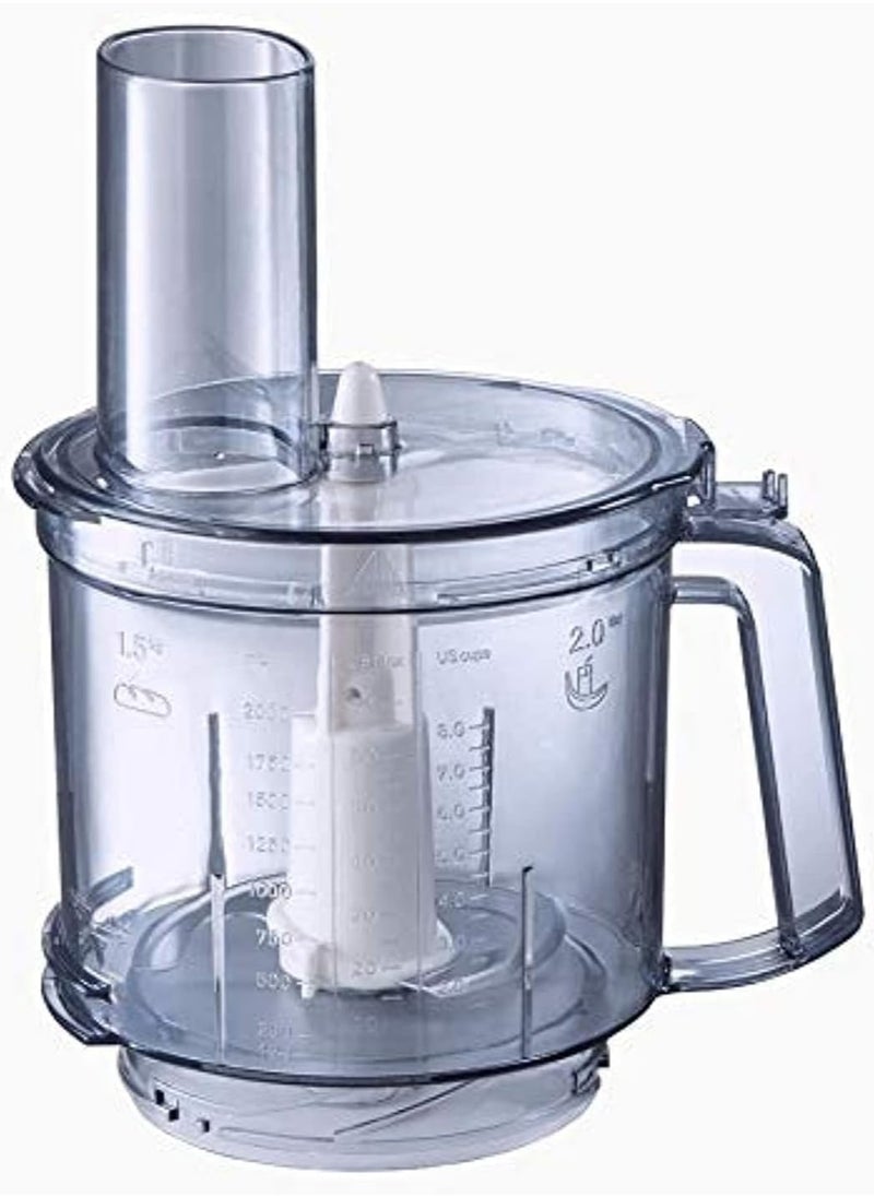 Brown Braun Food Processor 700k Large Bowl Spare Parts with Knife, Transparent, 1500 Watt 