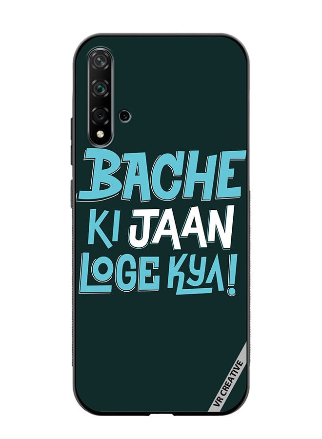 VR CREATIVE Protective Case Cover For Huawei Nova 5T Bacche Ki Jaan Loge Kya Design Multicolour - Image 1