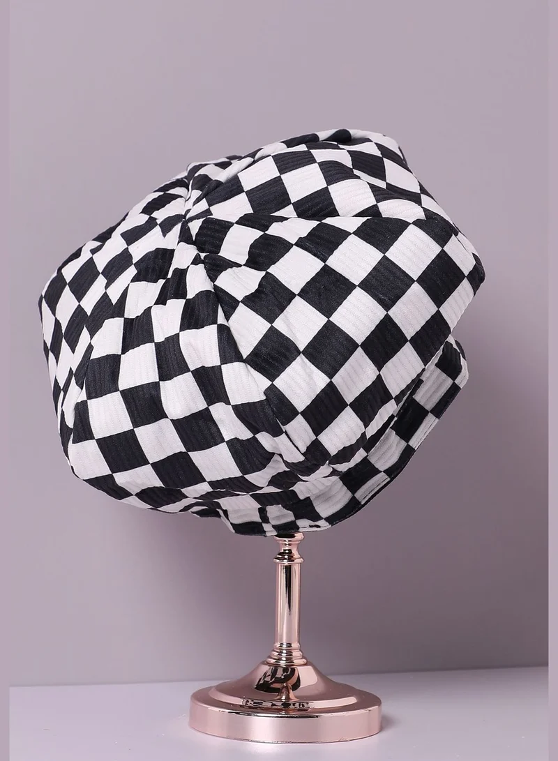 Haute Sauce Checkered Beret Cap