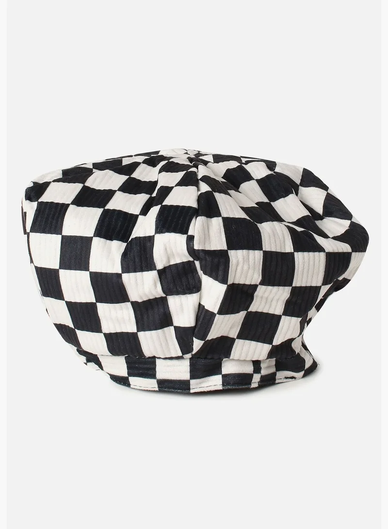 Haute Sauce Checkered Beret Cap