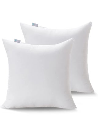 Acanva 2 Pack Square Throw Inserts for Sofa Bed Couch Soft Polyester Microfiber Filled Decorative Stuffer Pillows 18 L x 18 W White 2 Count - pzsku/Z71DB6292CC0F4B3E5F3CZ/45/1749490842/bc969e4f-1cc4-43a3-b2dc-e6cee3f5f245